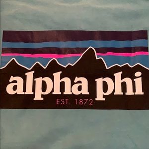 Alpha Phi Patagonia inspired shirt